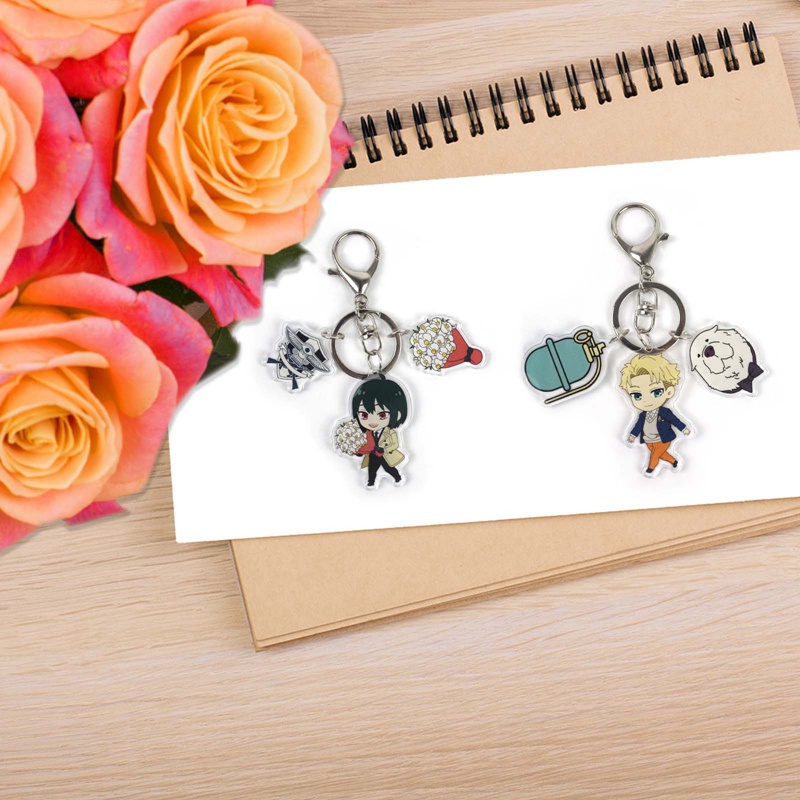 Móc Khóa Nhựa Acrylic Hình Nhân Vật Yor Loid Anya Yor Trong Phim SPY×FAMILY