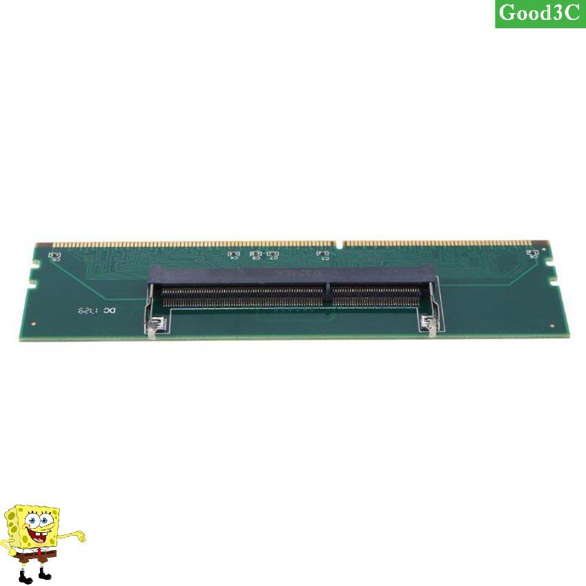 Green DDR3 Laptop SO DIMM to Desktop DIMM Memory RAM Connector Adapter Card