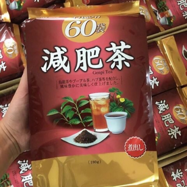 Trà Giảm Mỡ Bụng Orihiro Genpi Nhật Bản - Túi 60 Gói