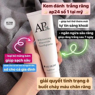 KEM ĐÁNH RĂNG AP24 NUSKIN USA ĐƯỢC SẢN XUẤT 100% TỪ MỸ