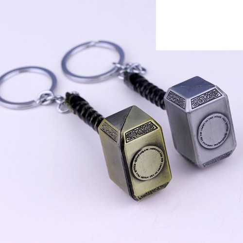 Móc Khoá Búa Thor Cao Cấp Kim Loại - Vàng Đồng