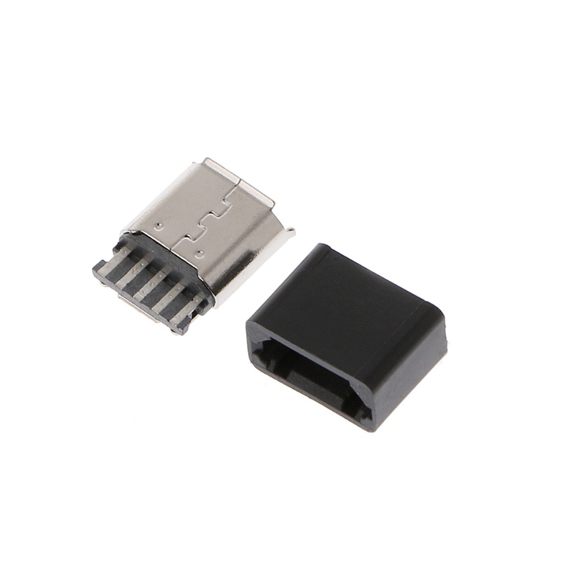 Bộ 10 Đầu Nối Micro Usb 5 Pin Diy Tiện Dụng Ốp