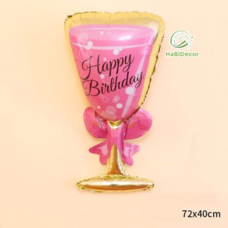 Bóng Tráng Nhôm Chai Champagne , Ly Cỡ Lớn PK39