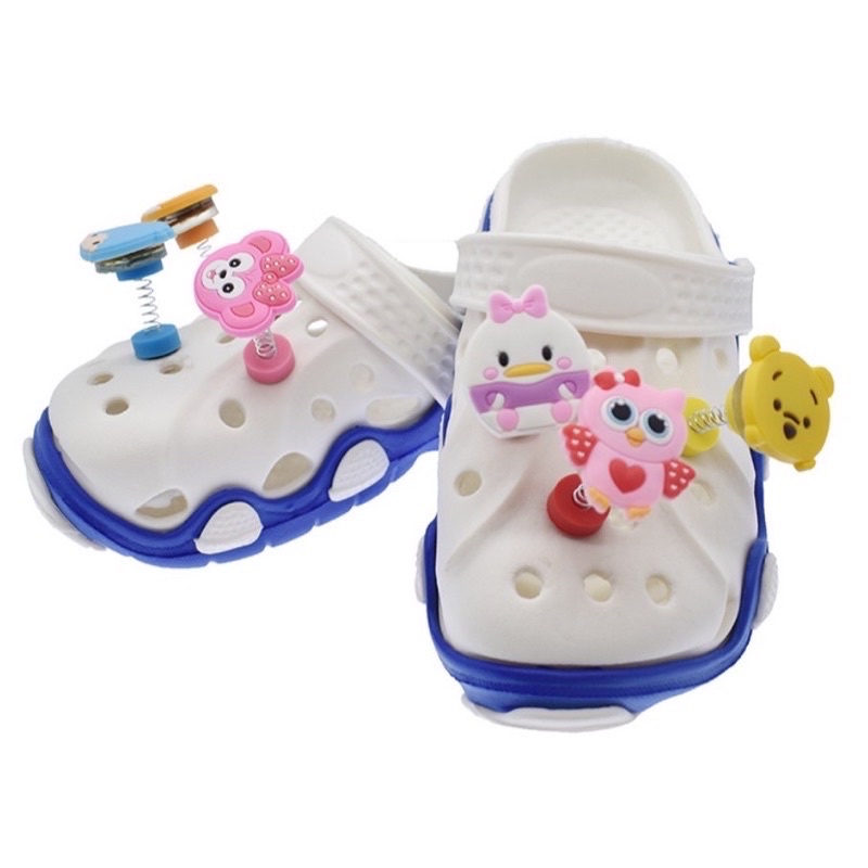 Steaker , jibiz gắn dép 2d , lò xo ,lò xo led