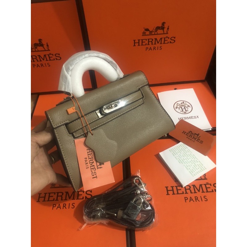 Túi HM kelly size 19cm full box - có ảnh thật