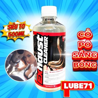 Dung dịch tẩy rữa vệ sinh cổ pô exhaust cleaner 500ml lube71 thailand