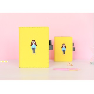 Sổ tay Planner + miếng dán cover teenage girl A5 & A6
