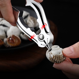 Dụng Cụ Tách Vỏ Sò, Kẹp Hạt Bằng Thép Không Gỉ Chắc Chắn