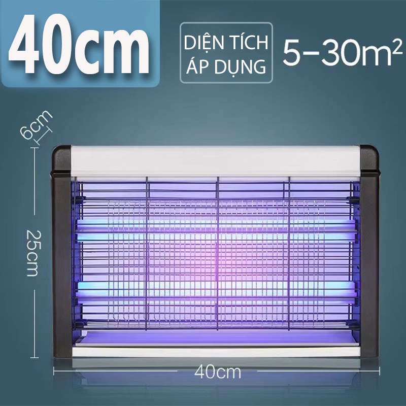 Đèn bắt muỗi thông minh Jiashi diệt 30 loại côn trùng bằng tia UVA tự động điện áp lớn 2500V - DBM01