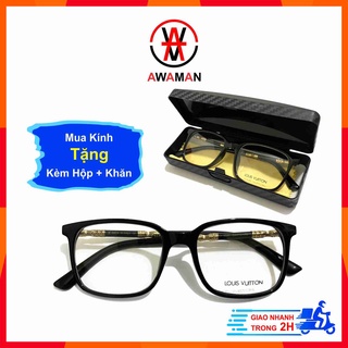 Gọng kính LV  thời trang nam nữ cao cấp [Lắp được tròng cận]