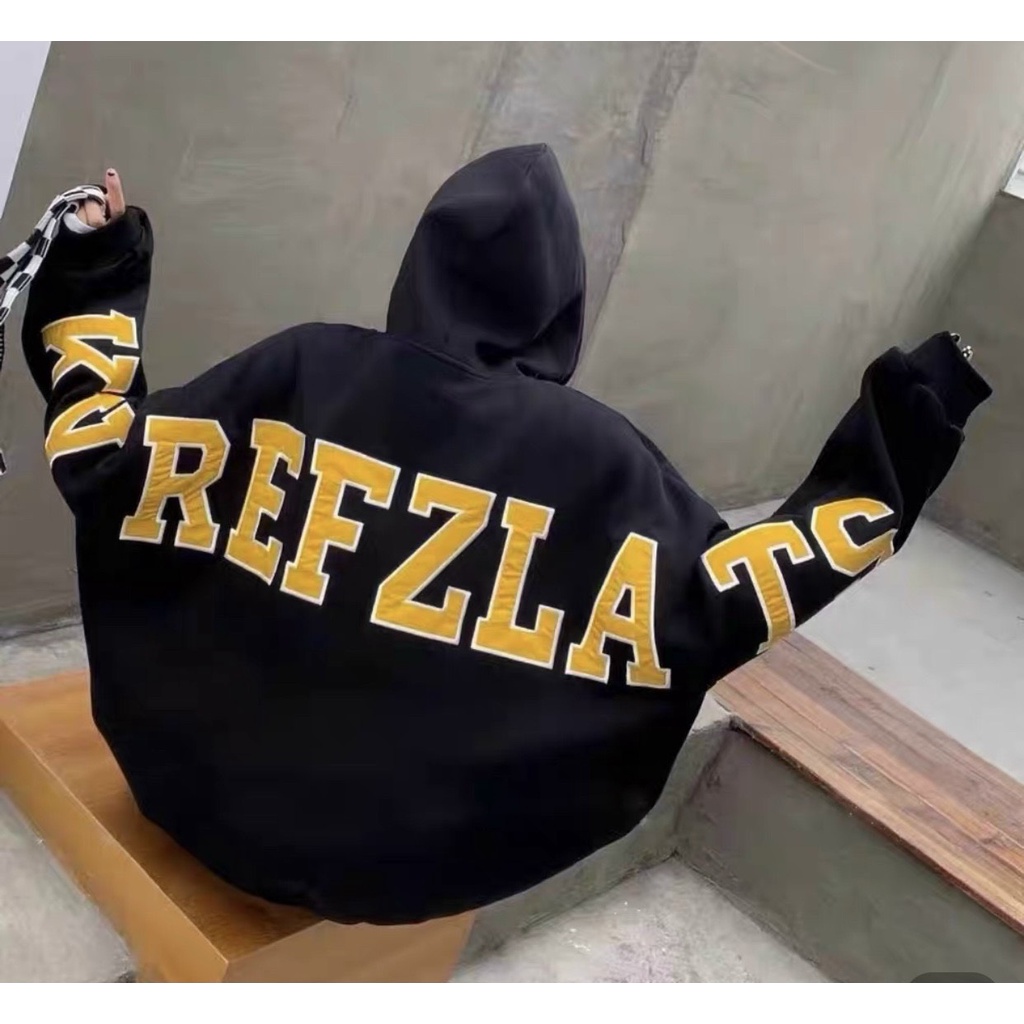 ÁO KHOÁC NỈ HOODIE ZIPPER DÂY KÉO NÓN 2 LỚP IN HOẠ TIẾT KY REFLZA TS SIÊU ĐẸP, MẪU MỚI HOT TREND 2022