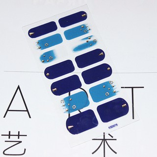 Tấm 14 miếng sticker dán trang trí móng đẹp cho nữ