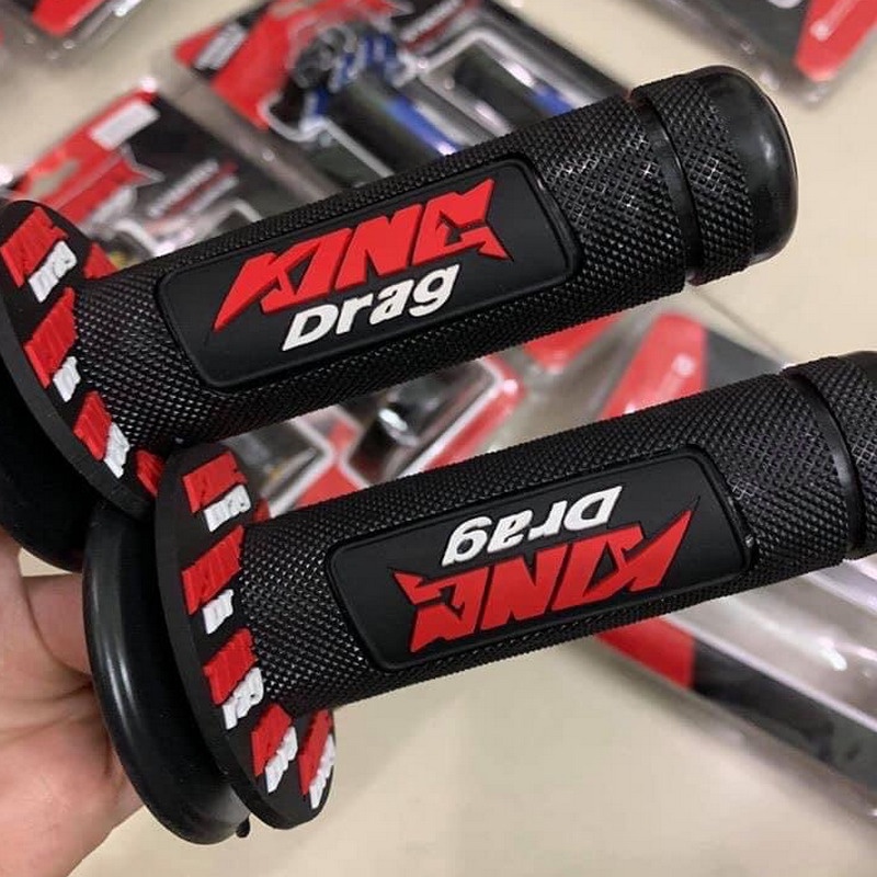 Bao tay King Drag, bọc tay lái xe máy cao su dẻo mềm