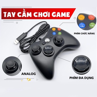 Tay cầm chơi game usb for pc 360 có dây