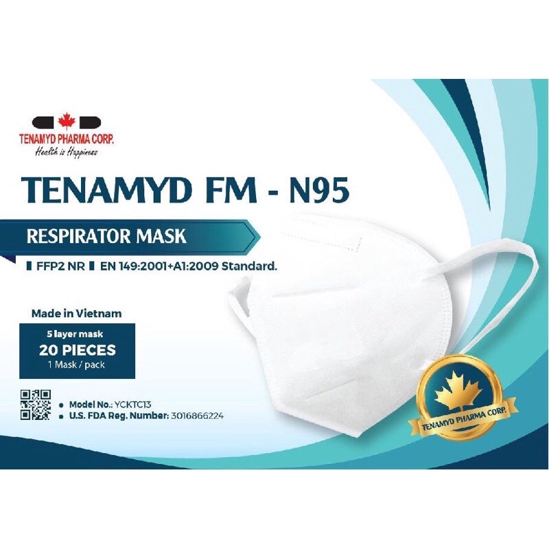 Khẩu Trang Y Tế TENAMYD FM-N95 Respirator Mask