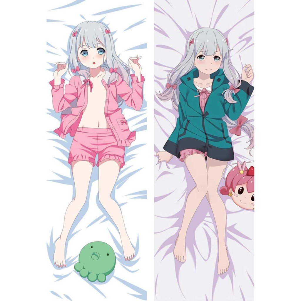Gối ôm dài anime sagiri có ruột bông 1mx40cm (nhận in theo yêu cầu)