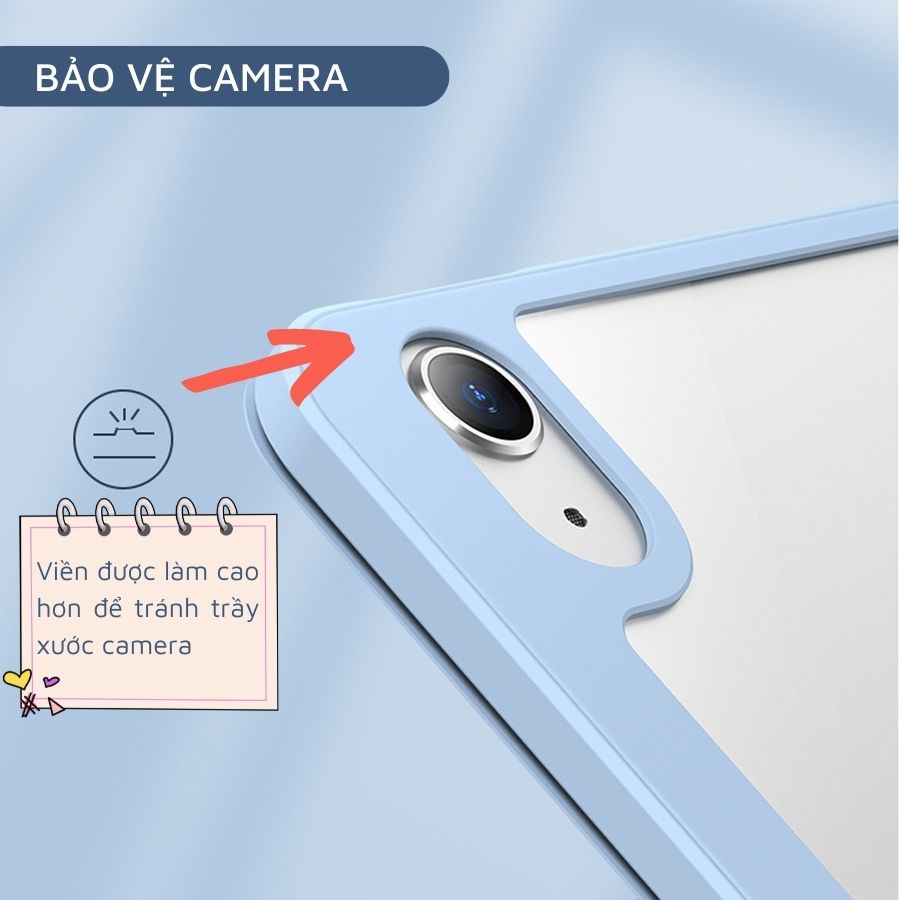 [DIY Bản Pro] Bao Da Ipad Magnetic Glass Shell, Phiên Bản Nam Châm Tháo Rời