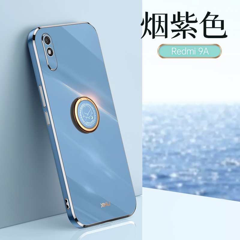 Ốp Điện Thoại Silicon Mềm Chống Sốc Kèm Giá Đỡ Cho Redmi 9A Redmi 9