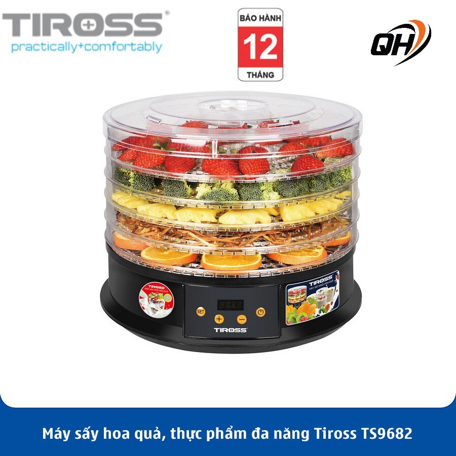 Máy sấy hoa quả, thực phẩm đa năng Tiross TS9682