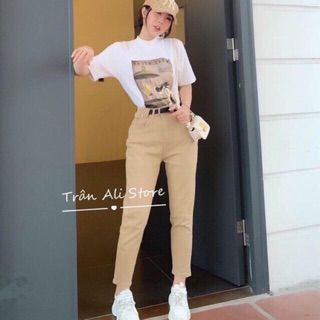 Quần kaki khoá có nắp túi siêu hót