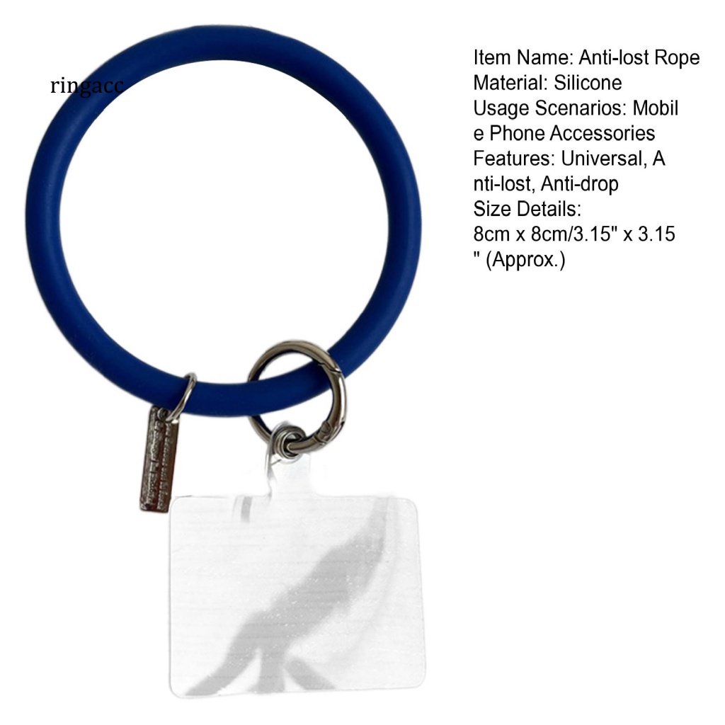 Rga Dây Đeo Điện Thoại Di Động Có Vòng Nhẫn Lớn Chống Thất Lạc Trang Sức Ngoài Trời