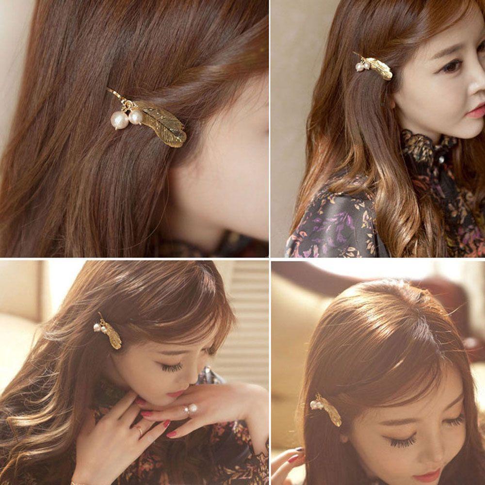 Kẹp Tóc Hình Lông Vũ Thời Trang Cho Nữ