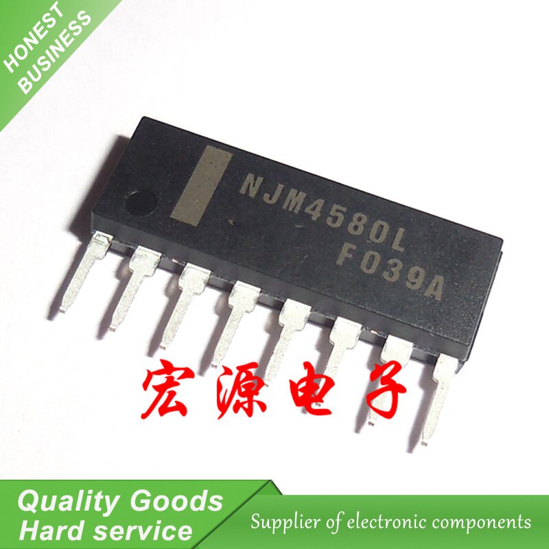 10 CÁI NJM4580L SIP-8 NJM4580 ZIP Bộ khuếch đại hoạt động kép Mới