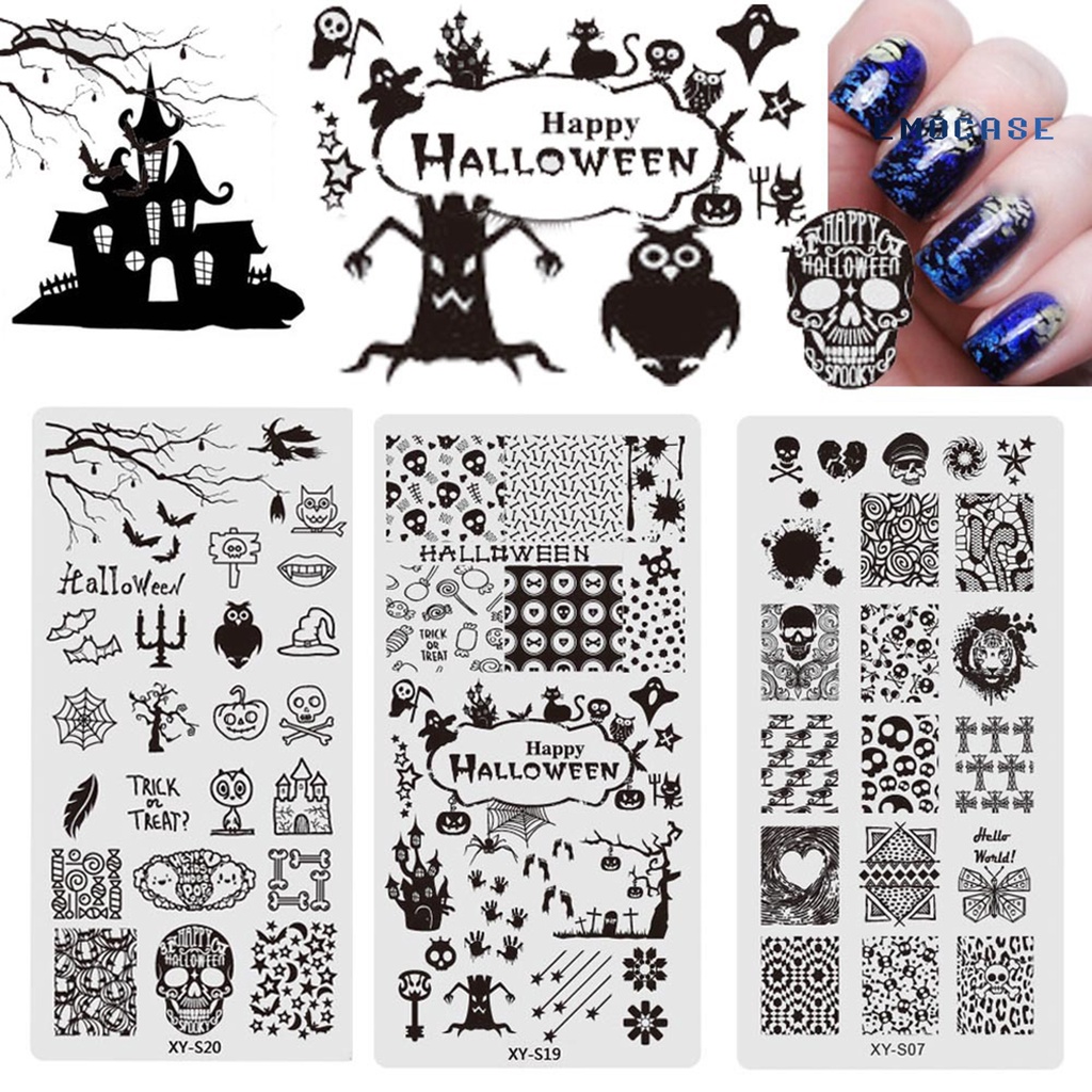 Ny-đầu Thép Dán Móng Nghệ Thuật Đa Năng Có Thể Tái Sử Dụng Dễ Sử Dụng Cho Dịp Halloween