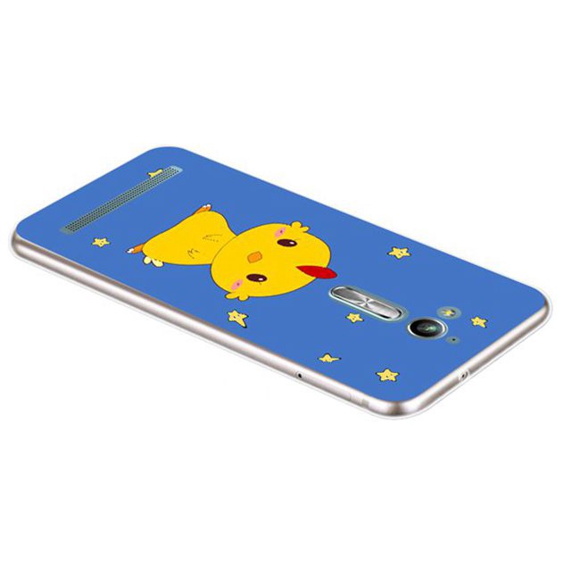 Ốp Lưng Silicone In Hình Gà Con Màu Vàng Cho Asus Zenfone 5 Go Zb500kl Live Lite Zb501kl 4 Max 2018