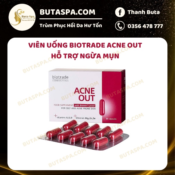 VIÊN UỐNG BIOTRADE ACNE OUT HỖ TRỢ NGỪA MỤN