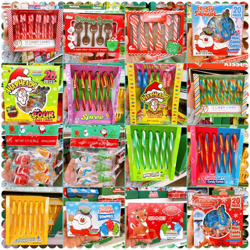 Kẹo gậy Candy Cane Mỹ quà tặng Giáng Sinh ngọt ngào