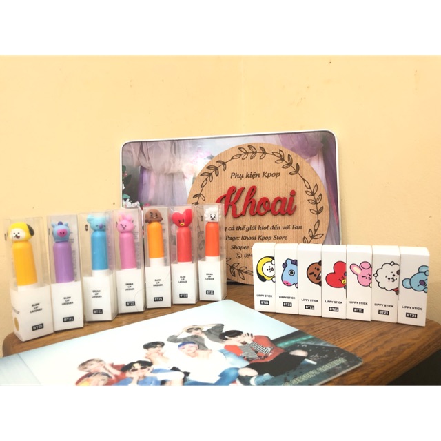 Son kem BT21 Son thỏi BT21