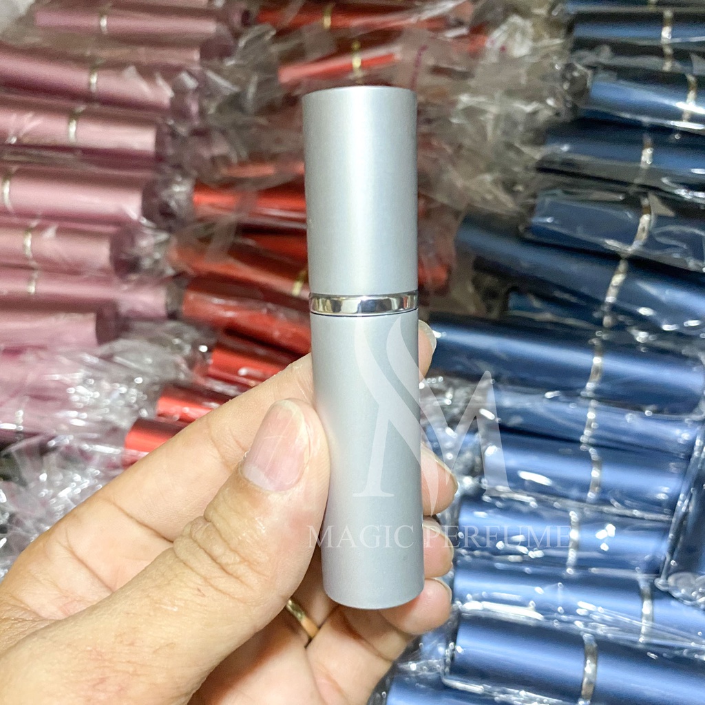 Chai lọ chiết nước hoa 5ml vỏ nhôm 2 lớp loại đẹp, không rò rỉ, chảy nước