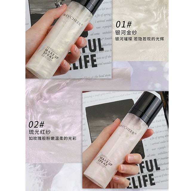 Xịt Khóa Nền Maycheer Căng Bóng Dưỡng Ẩm Kiểm Soát Dầu | BigBuy360 - bigbuy360.vn