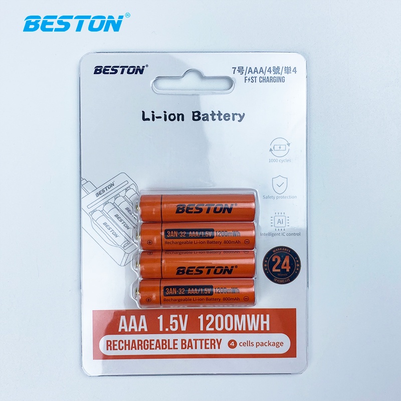 Pin sạc AA AAA 1.5V pin lithium 800 1200 2800 3500 1.5V Beston bộ sạc BST-M7011