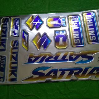 Bộ tem nổi Satria phản quang hàng nhập Thái