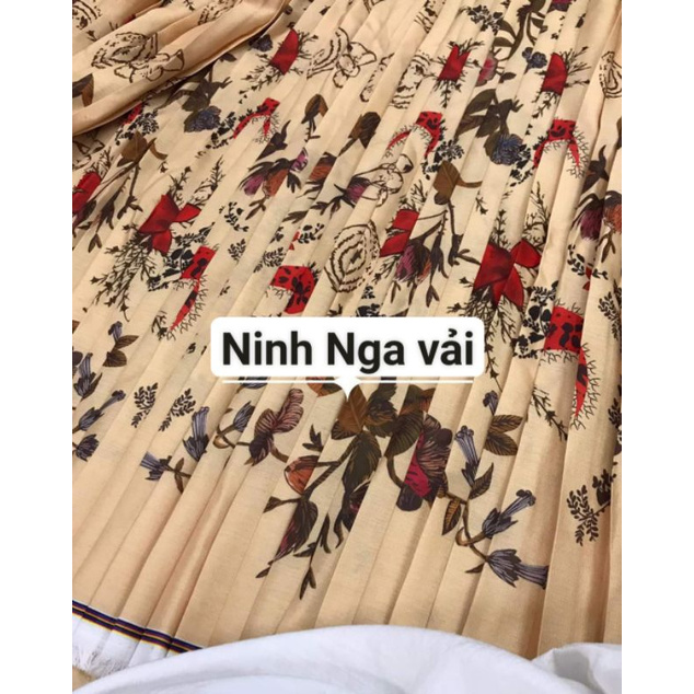 Vải đũi tằm hoa dập ly