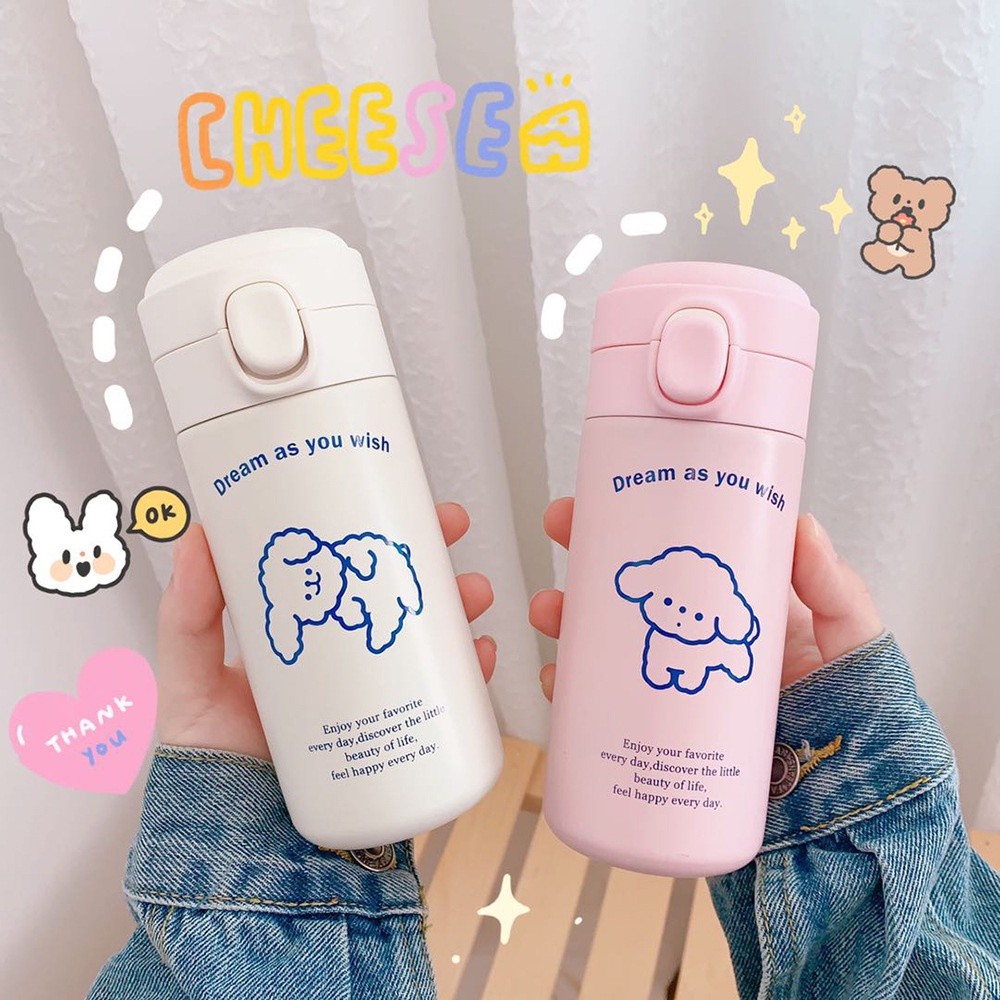 W&G Bình chân không 500ml bằng thép không gỉ Bình chân không Snoopy cốc đựng nước dung tích lớn | BigBuy360 - bigbuy360.vn