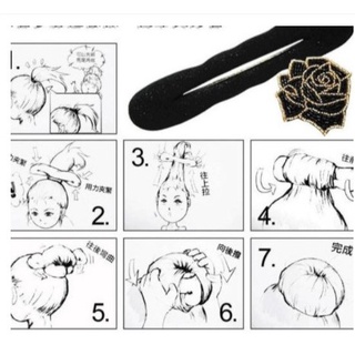 Bộ 2 cái Dụng cụ búi tóc củ tỏi 2 size tiện lợi