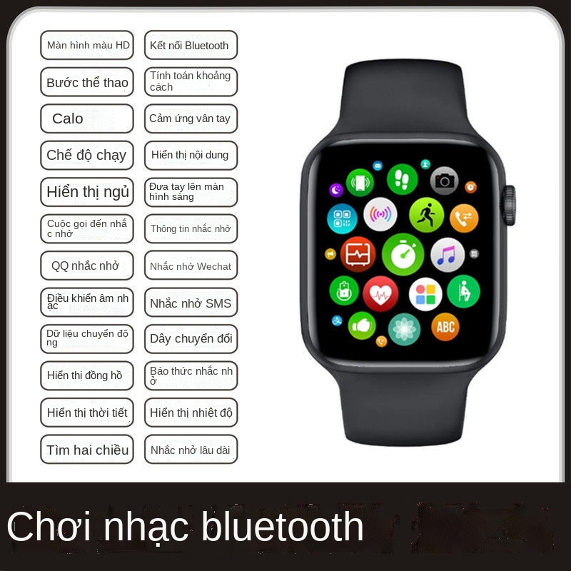 Vòng đeo tay thông minh bluetooth điện thoại đồng hồ màn hình cảm ứng đa chức năng thể thao nam nữ sinh viên cặp đôi đồn