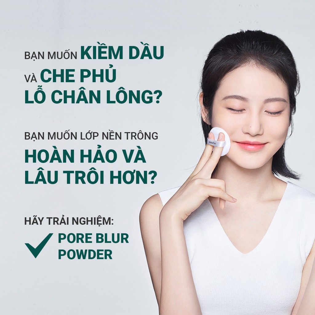 [Mã COSIF10 giảm 10% đơn 400K] Phấn phủ che phủ lỗ chân lông dạng bột innisfree Pore Blur Powder 11 g