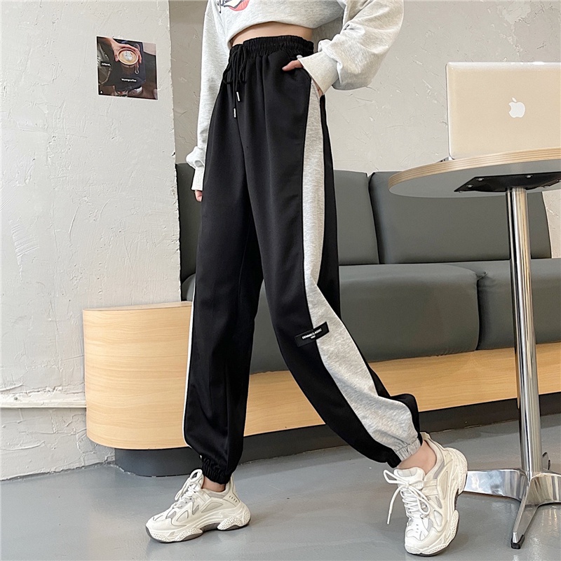 SUXI Quần legging nữ ống rộng thời trang mùa thu mới