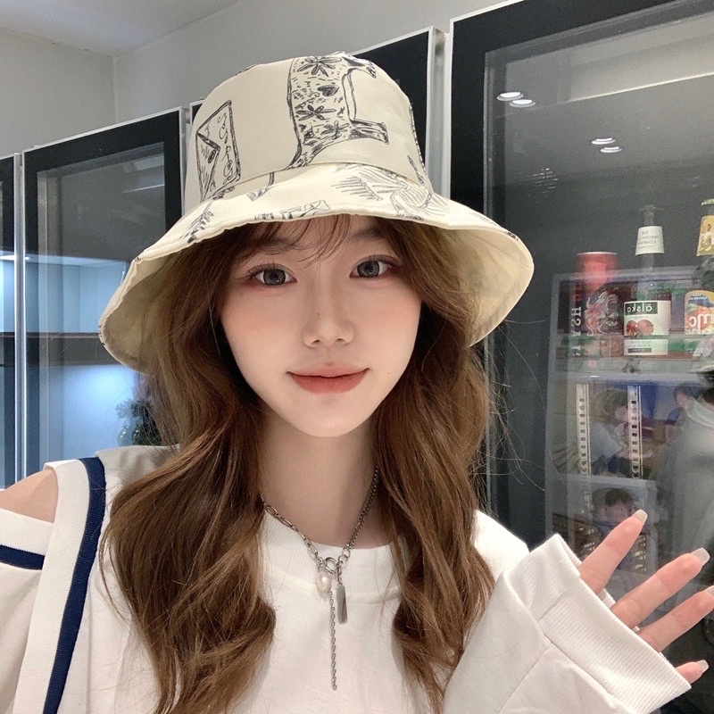 Nón Bucket Vành Chống Nắng Hoạ Tiếc