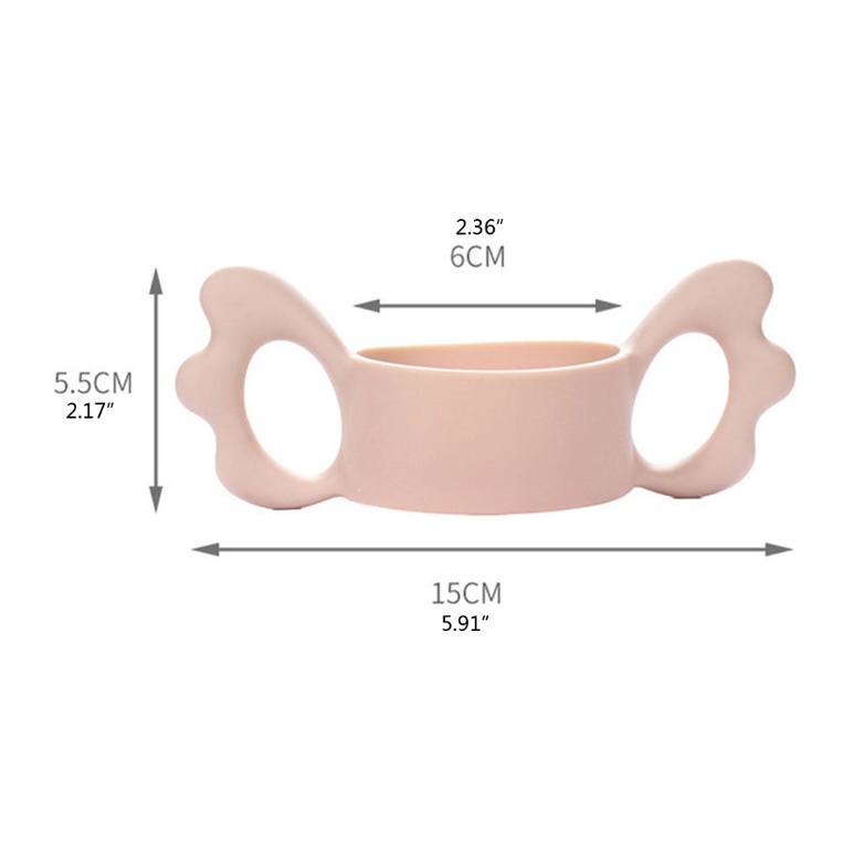 Tay cầm bình sữa Hegen Avent, Moyuum silicon, phù hợp với tất cả bình cổ rộng