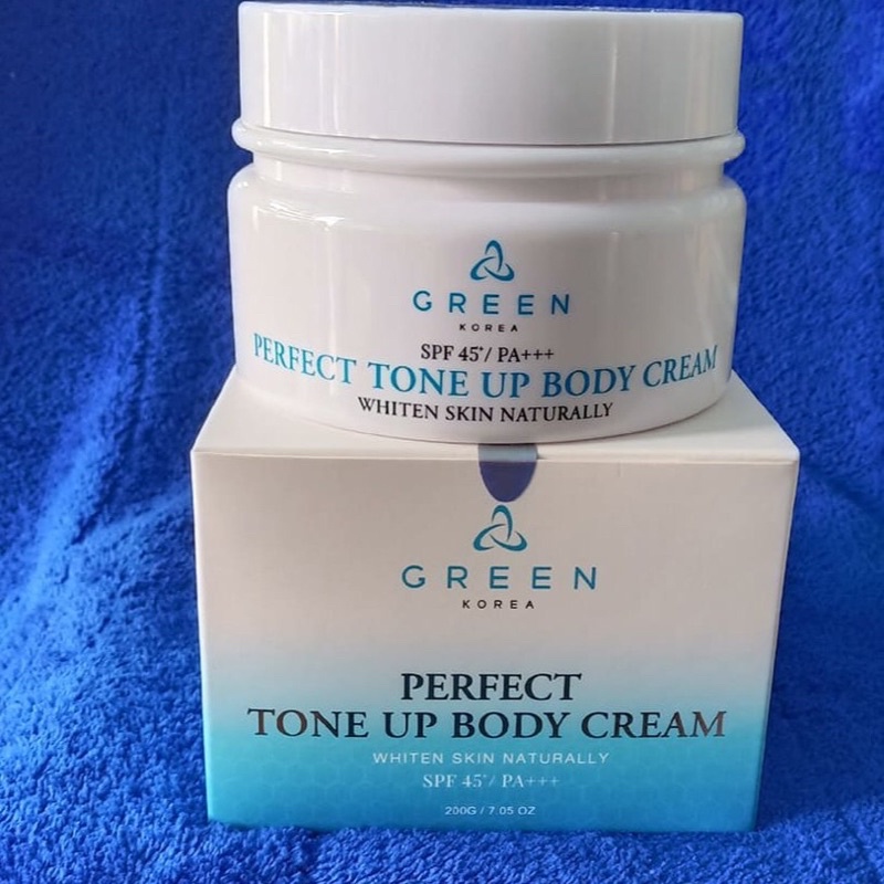 Kem dưỡng trắng body nâng tone Green Korea 200g