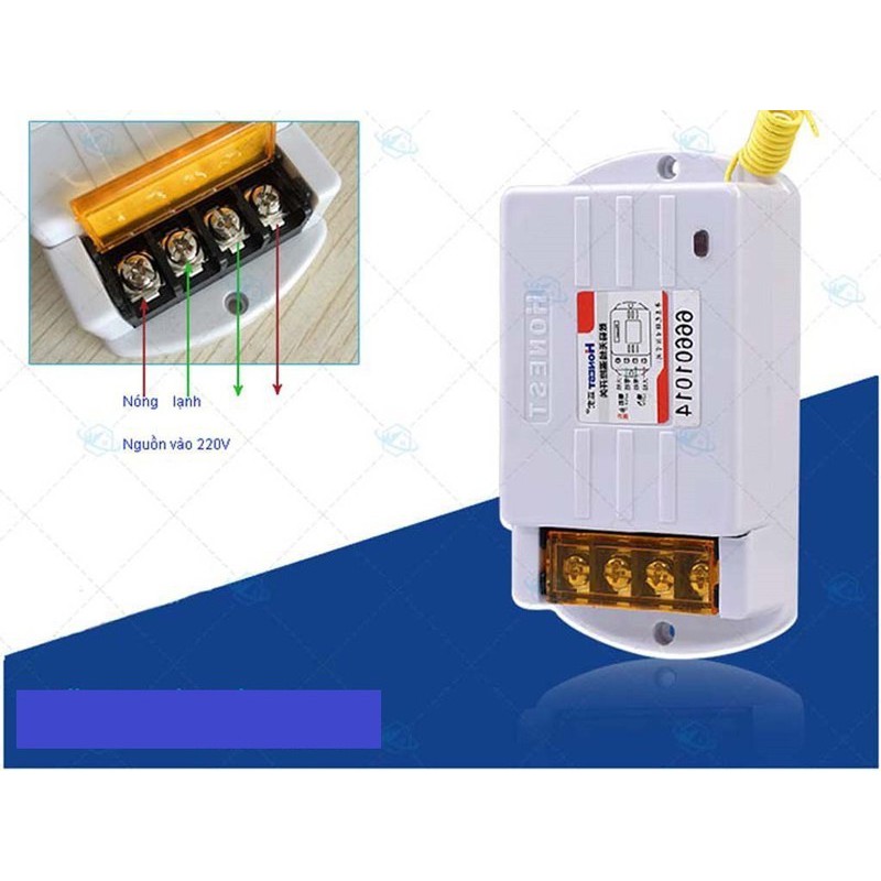 CÓ HỌC LỆNH) Công tắc điều khiển từ xa 1km 220V Honest HT9220KG,HT-6220ZRD dùng cho máy bơm