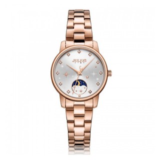 Đồng hồ nữ julius js-029d dây thép kính saphire