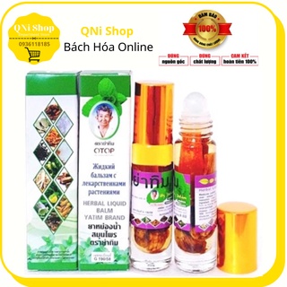 Dầu thảo dược 13 vị thái lan - dầu bà già yatim thái lan dạng lăn otop chính hãng 8ml