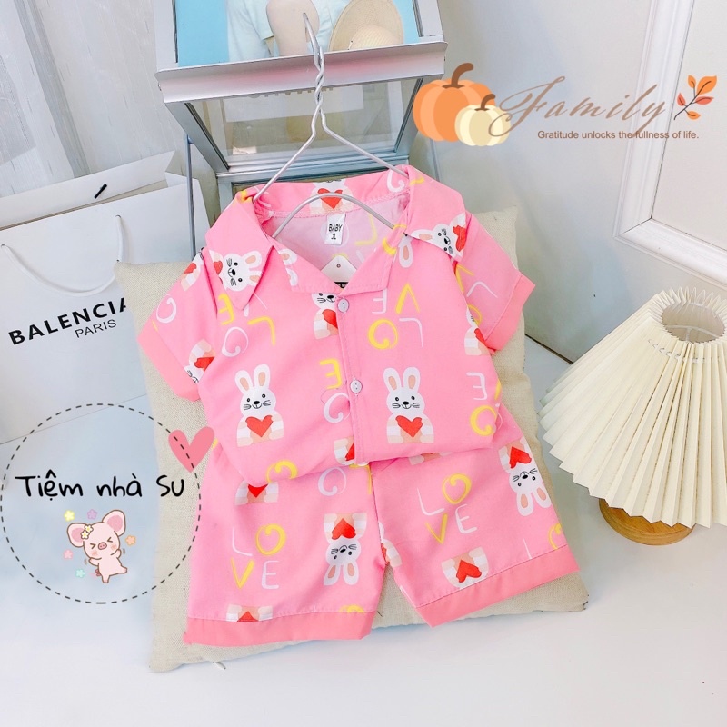 Đồ bộ cho bé - Bộ Pijama cho bé trai bé gái chất liệu kate hình ảnh siêu đáng yêu ❤️ (08-20kg)