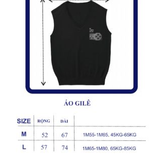 Áo Gile Logo Armous Đen